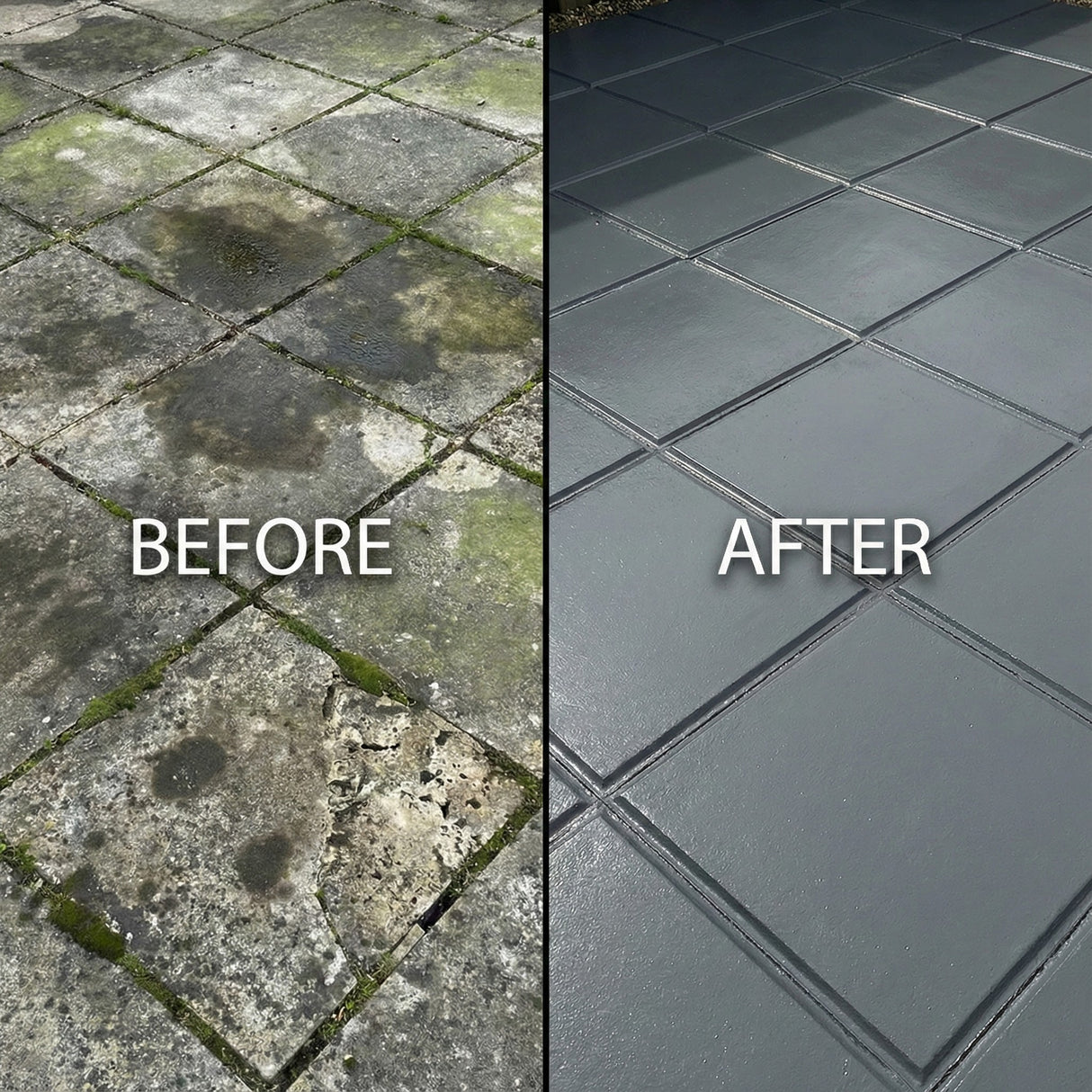 Everest - Peinture & Scellant Ultime à Séchage Rapide pour Sol en Béton et Patio - Intérieur & Extérieur - Antidérapant