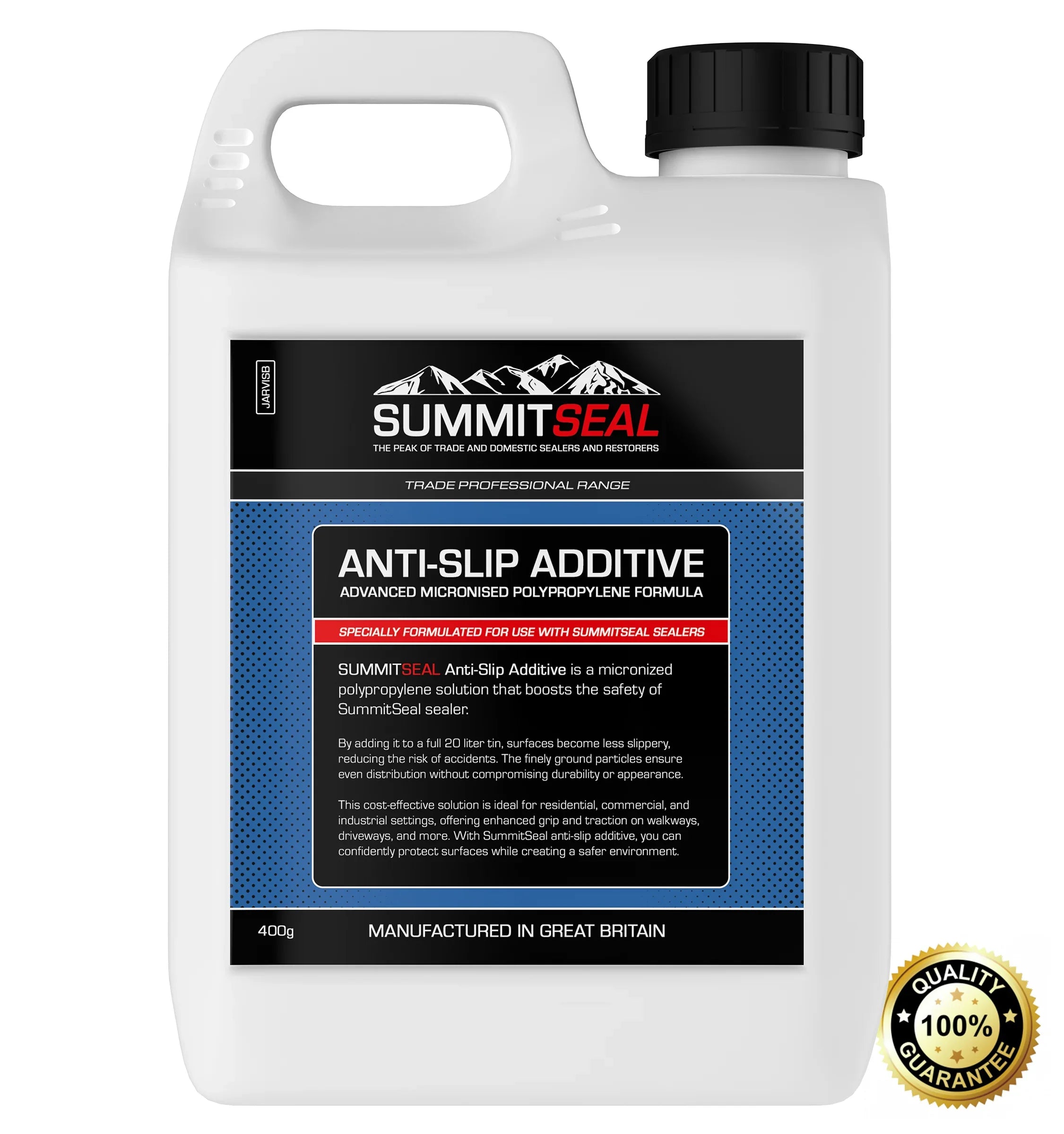 SummitSeal - Additif Antidérapant pour Scellants à Base de Xylène - 400g