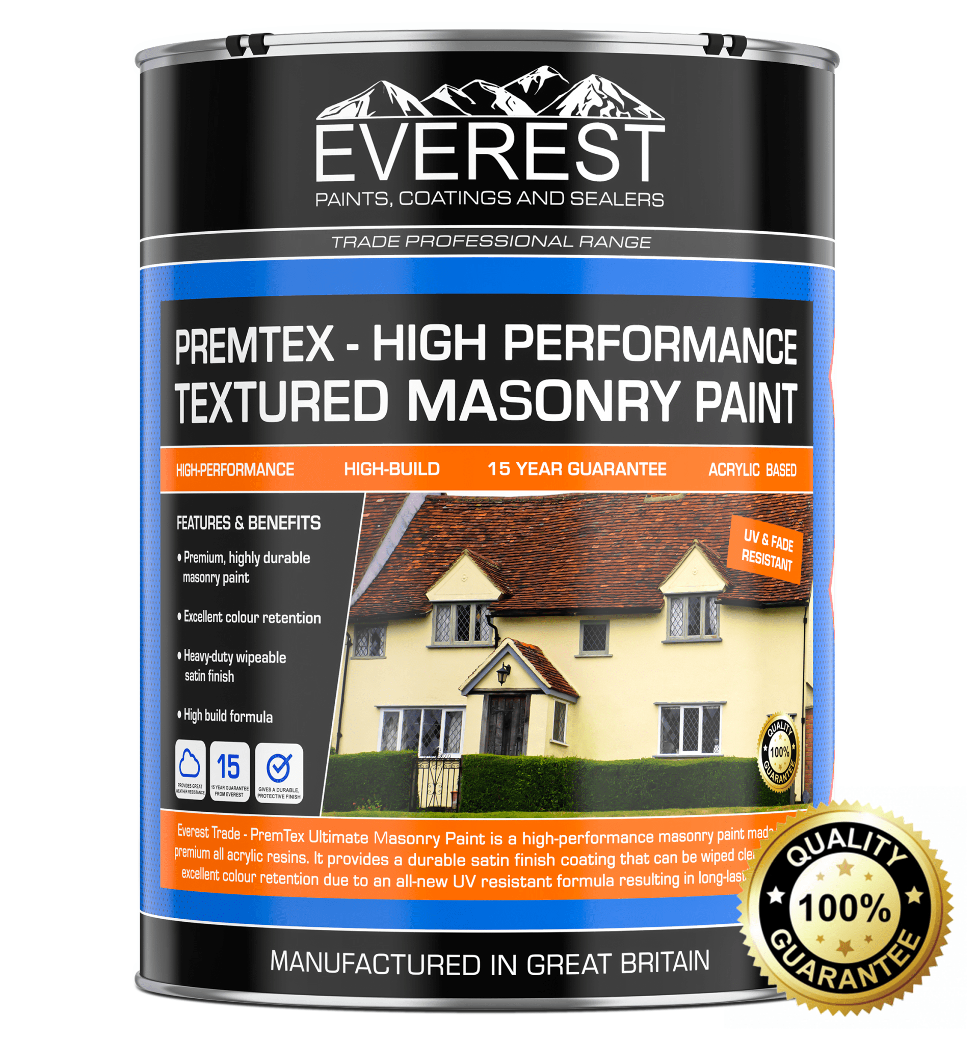 Everest - PremTex - Textured Masonry Paint - Everest Paints